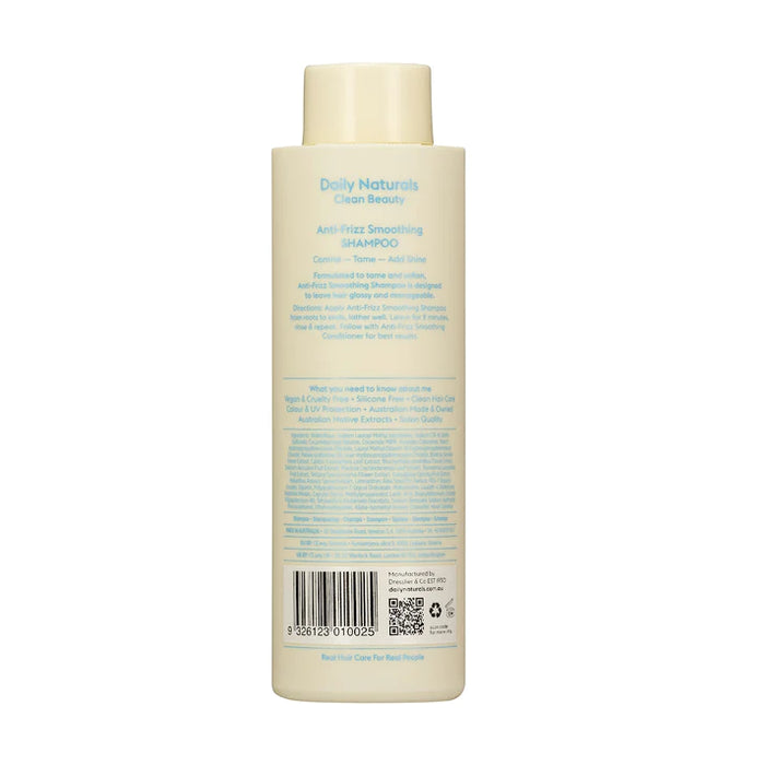 Daily Naturals Anti-Frizz Smoothing Shampoo 275ML